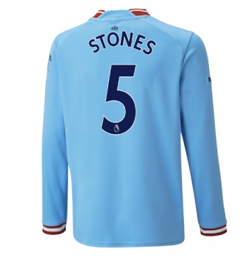 Manchester City John Stones #5 Hjemmedrakt 2022-23 Langermet